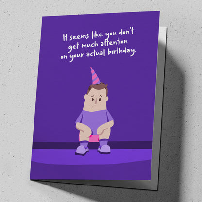 Belated, Attention