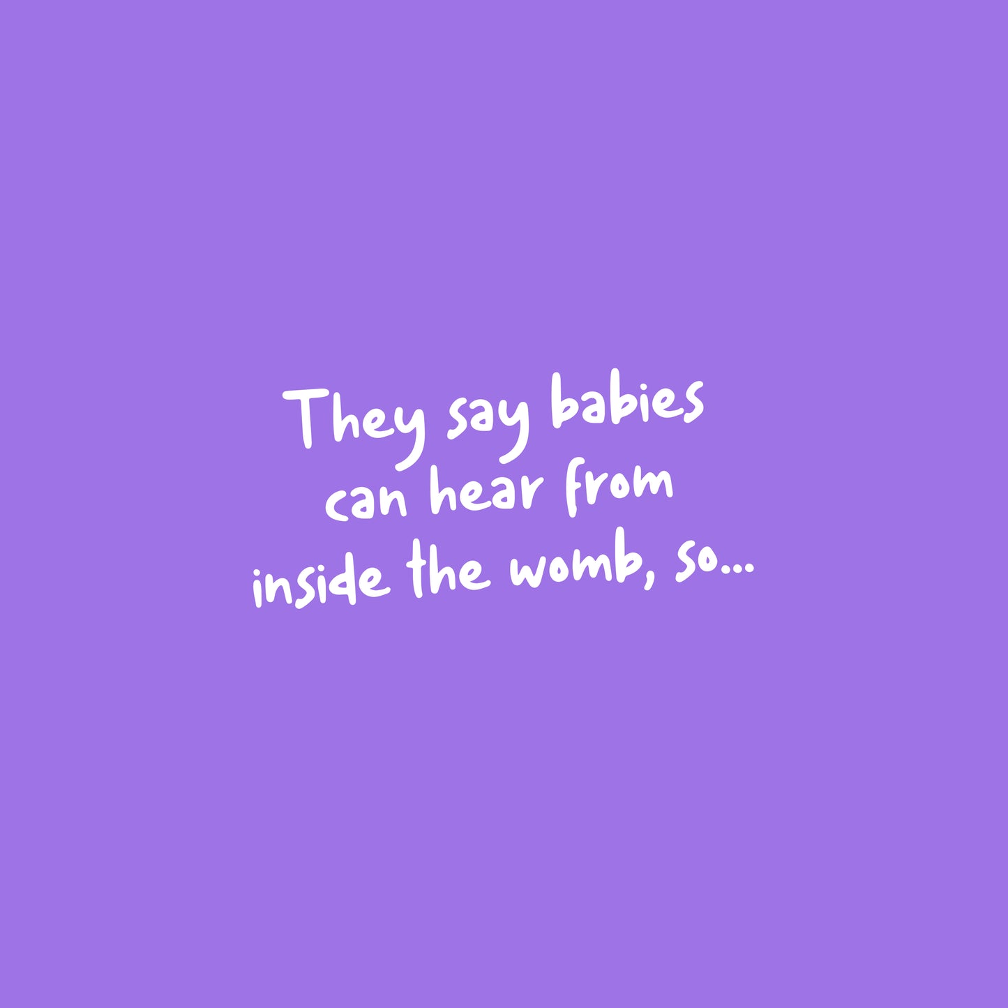 Pregnant, Listen