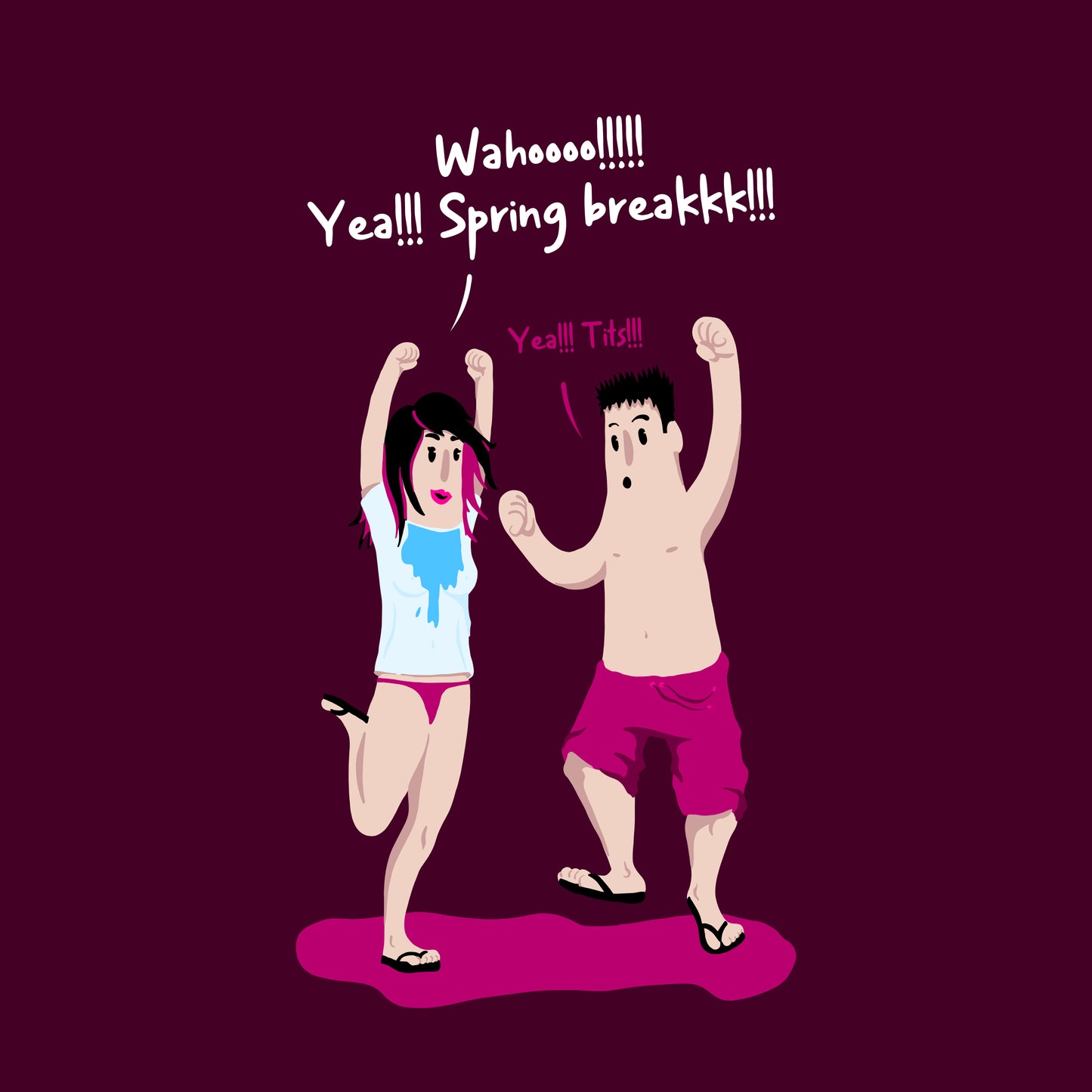 Spring Break, Scream